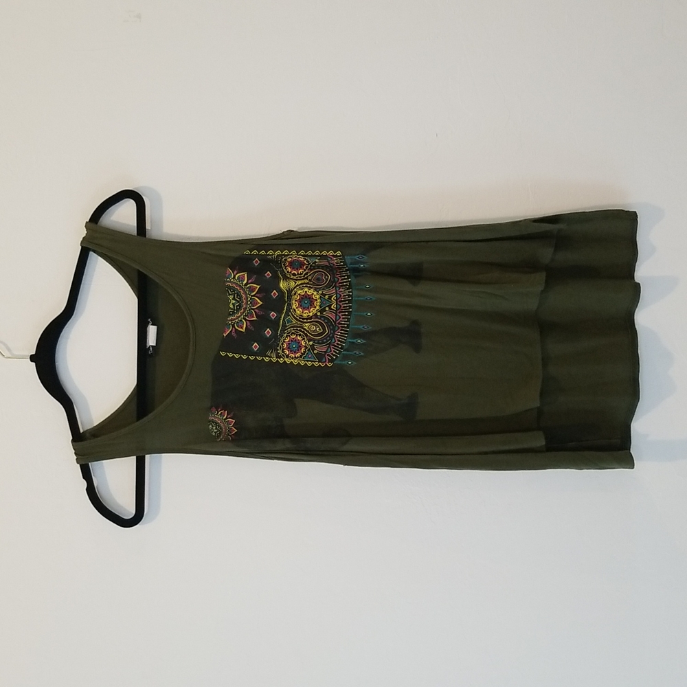 Elephant high low tunic